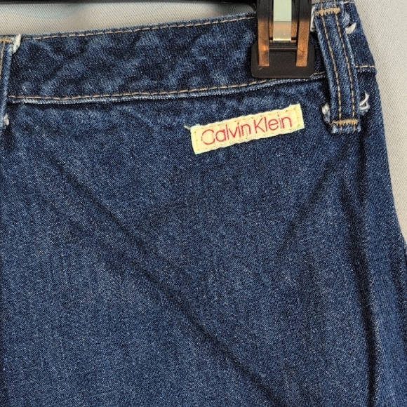 Calvin Klein Women's  Blue Jeans. 80s Bareback - Picture 4 of 7